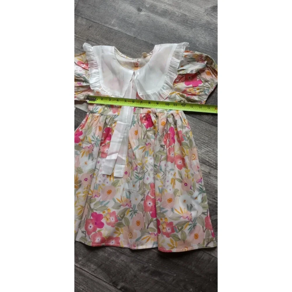 Smiling Pinker Girls 5 Floral Cottecore Dress, NWT